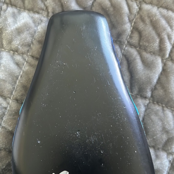 Cobalt multi blue suede sling back heels - Picture 6 of 7